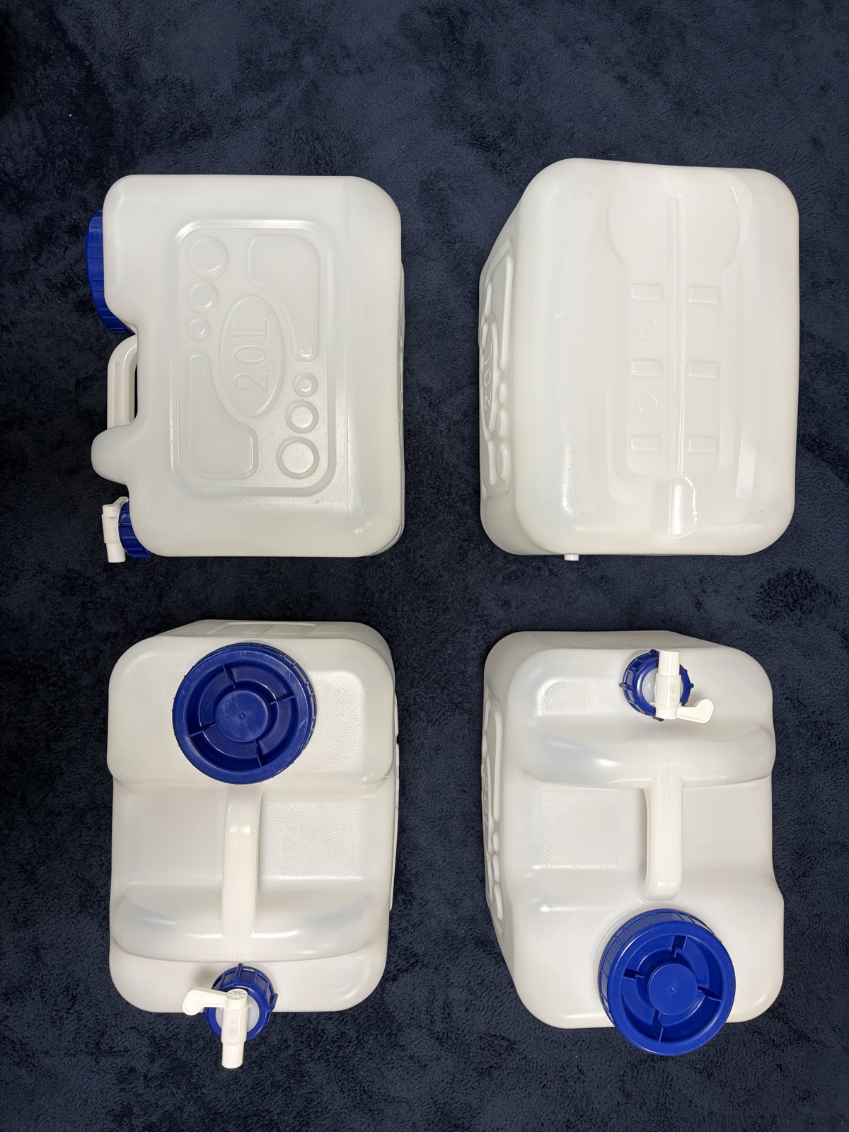 20L ポリタンク 2本 コック付き コーナンSOUTHERNPORT 温泉水持ち帰り用