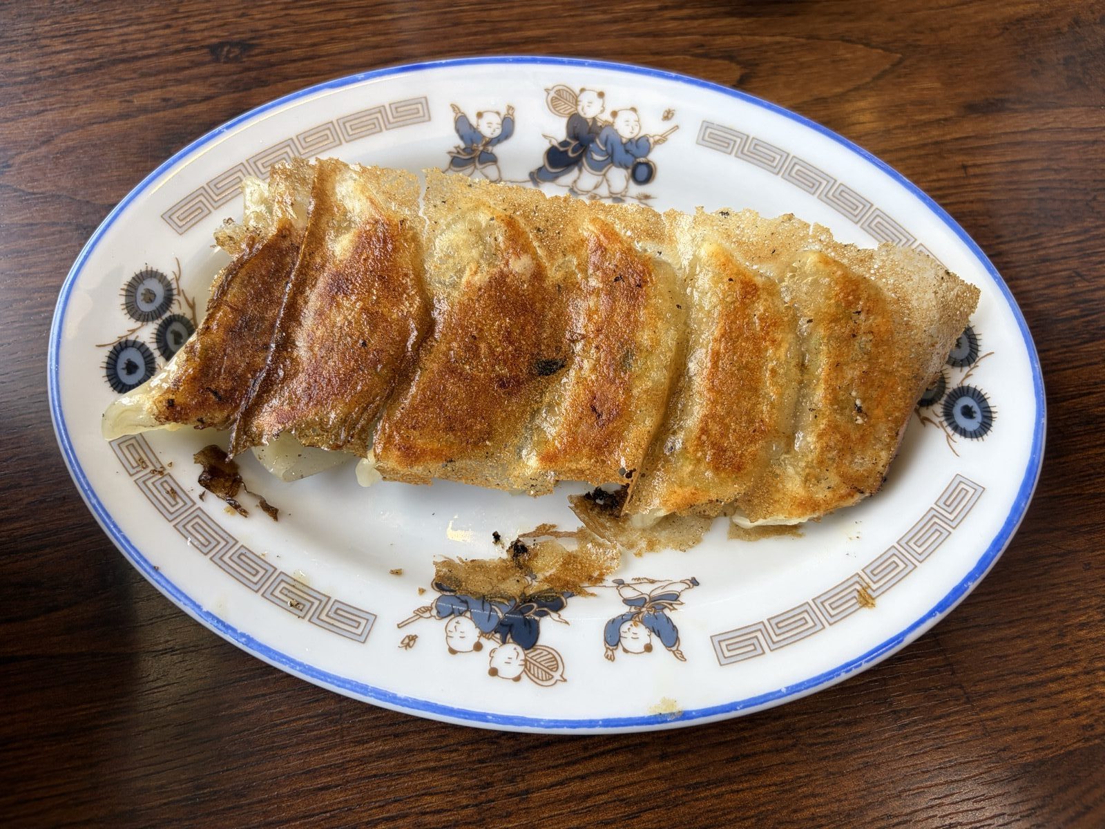 馬鹿旨 焼餃子 羽根つき
