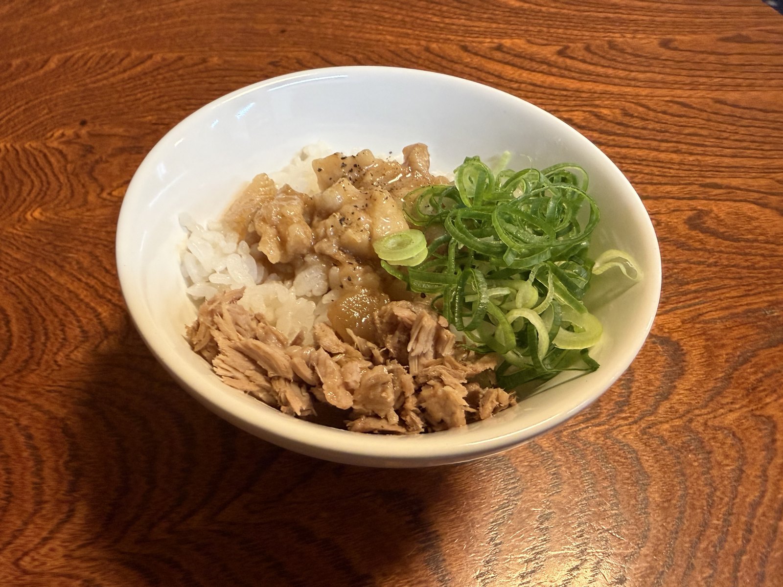 槻ノ木ライス(背脂ライス)クローズアップ