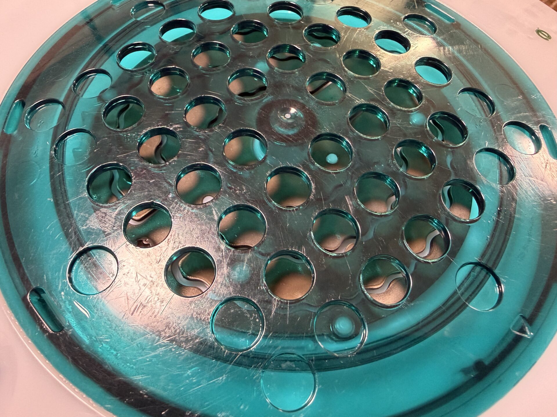 水素発生部のグリルのアップ