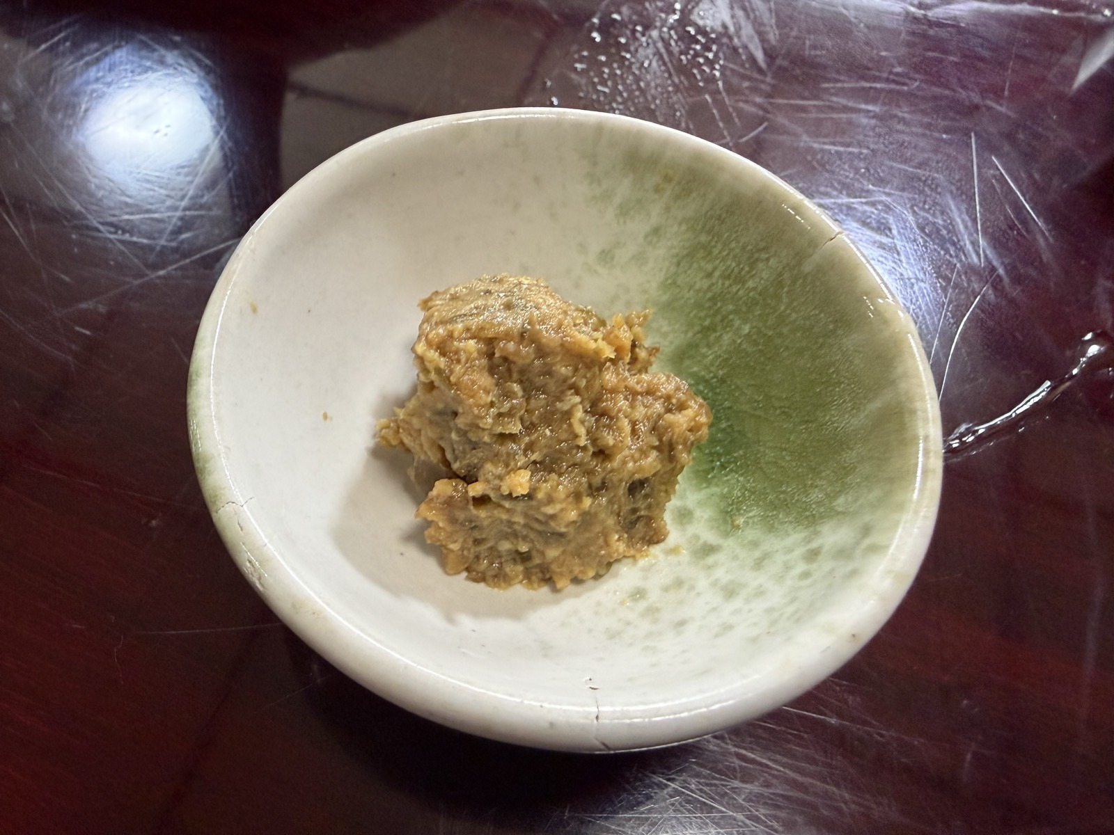 後入れ用の自家製辛味噌