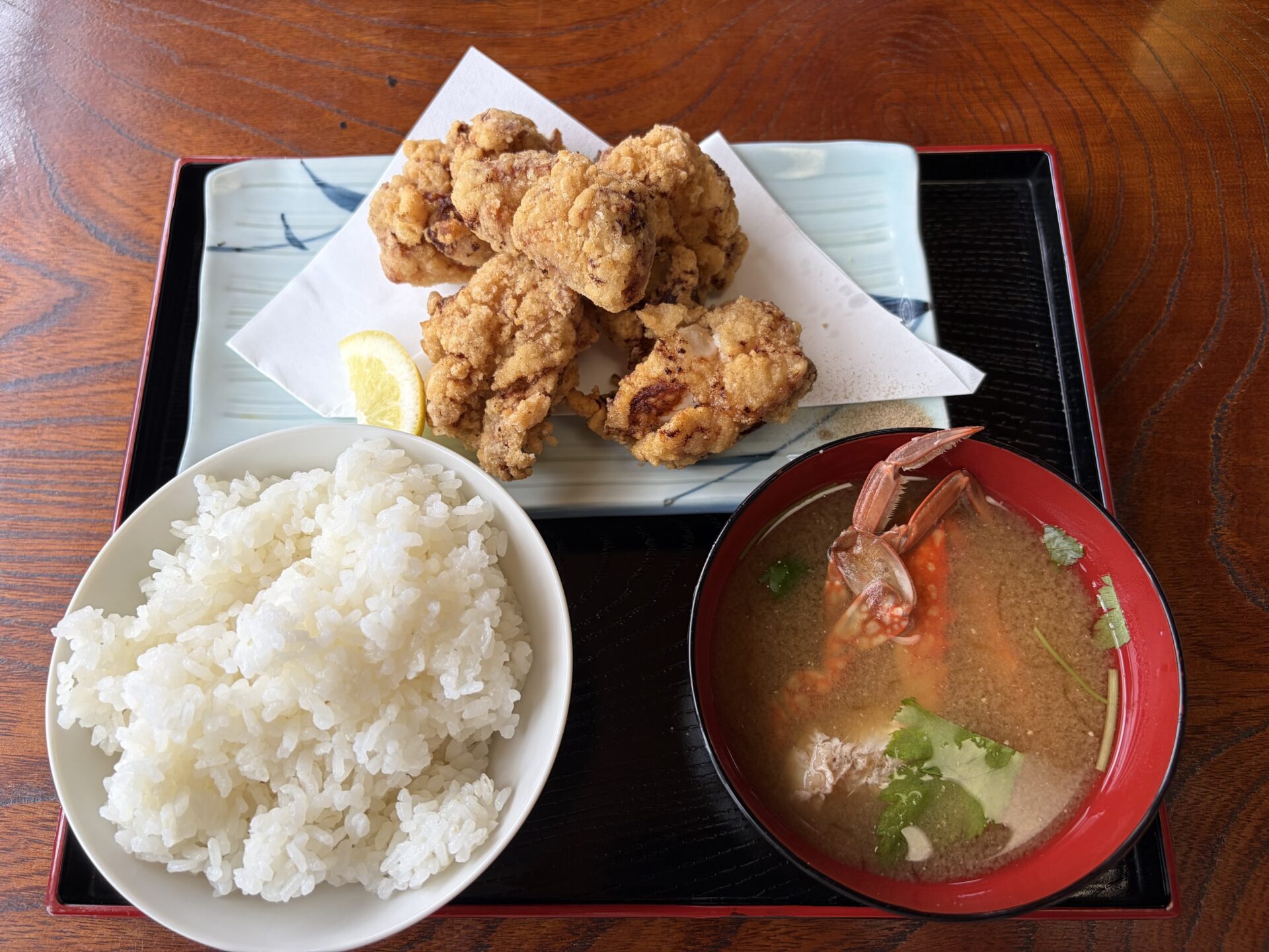 醤油を使わない唐揚げ定食