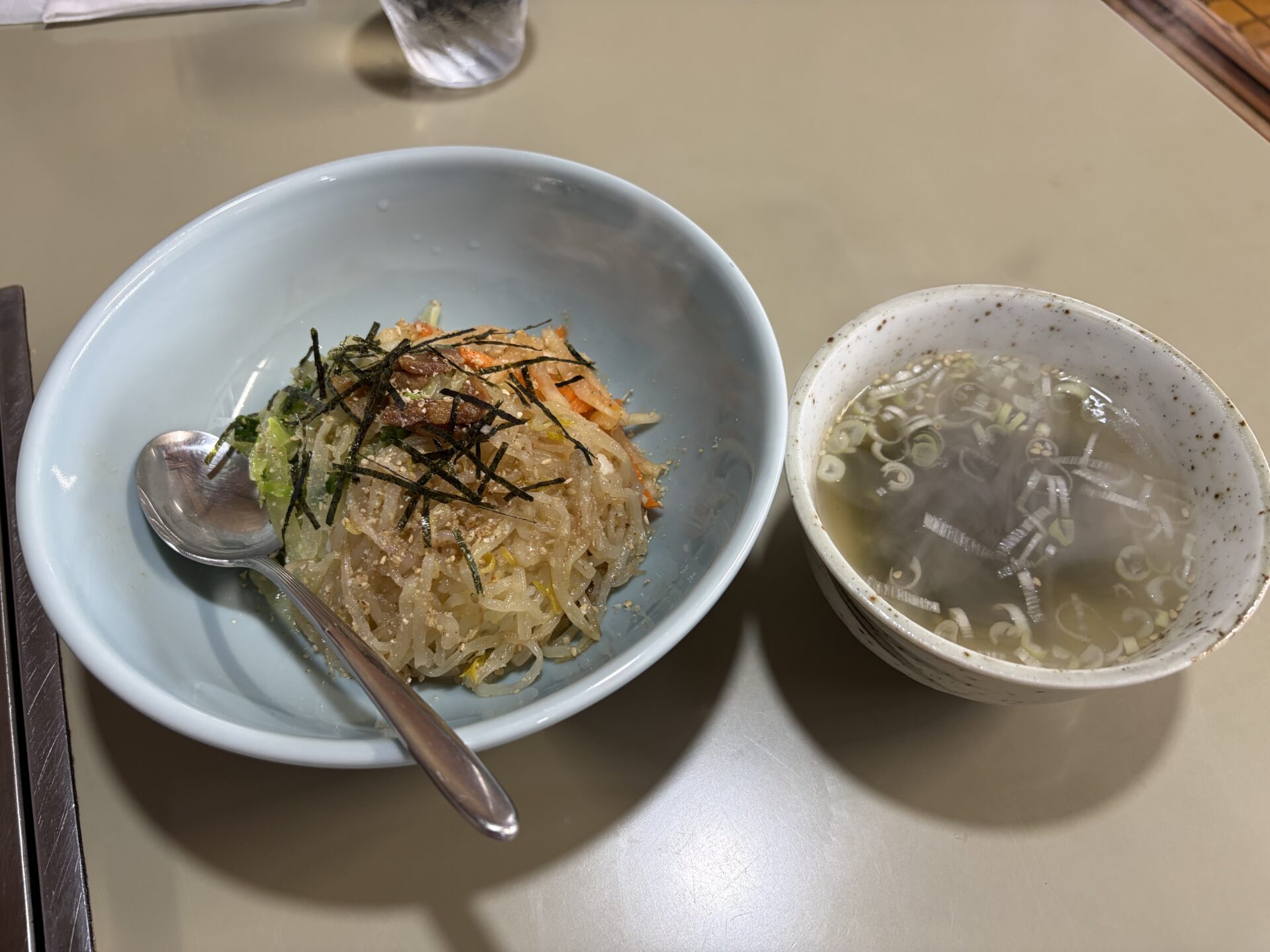 ビビンバとスープ